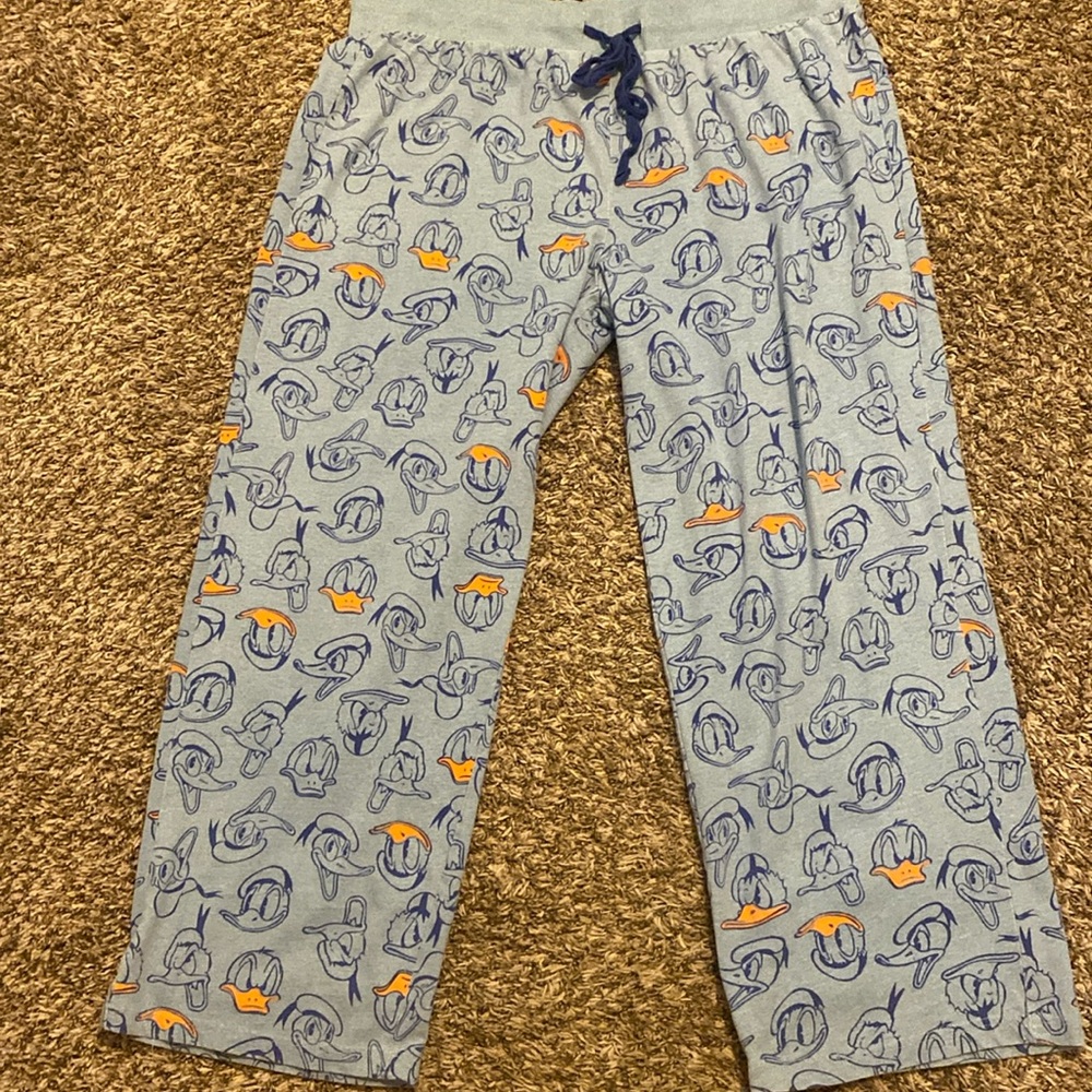 Men XL Donald Duck pajama pant